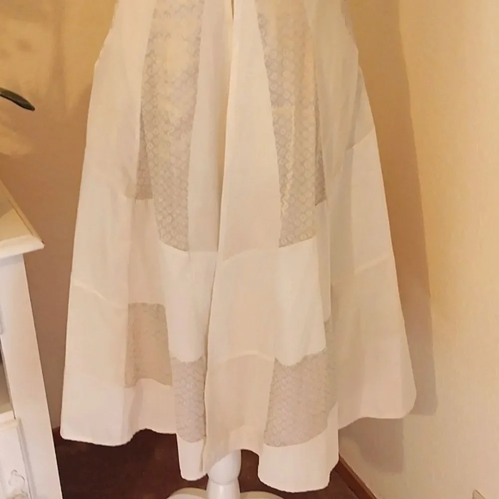 NWT Diane Von Furstenberg Cream Backless Dress